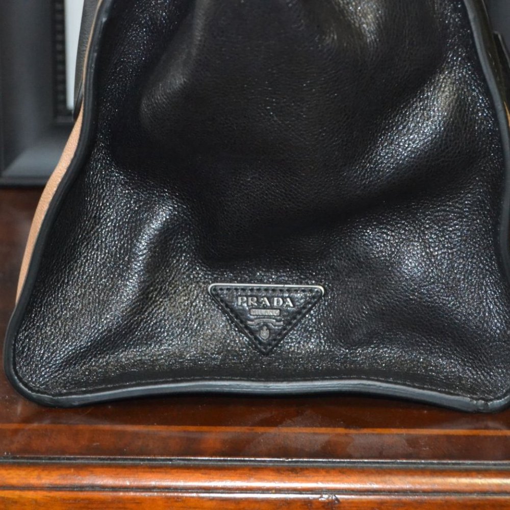Prada Glacè Calf Large Twin Pocket Tote - Picture 13 of 15